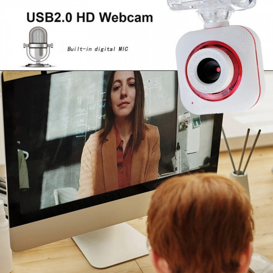 2020 Webcam USB2.0 Camera Auto Focus Web CamerasWebcams With Microphone For Windows 2000/Win10 For Desktop Computer